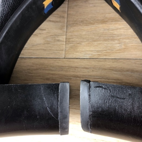 Cloud Walker Port  Mules Black Sz 8.5W 3” Heel - Picture 8 of 8